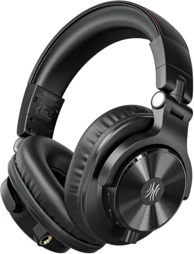 OneOdio A70 Gen 2 Auriculares Bluetooth Over-Ear, Hi-Res LDAC para DJ | 72 h, Bluetooth 6.0, micrófono, Audio Sharing y conectores de 3,5/6,35 mm para estudio, DJ, guitarra y teclado