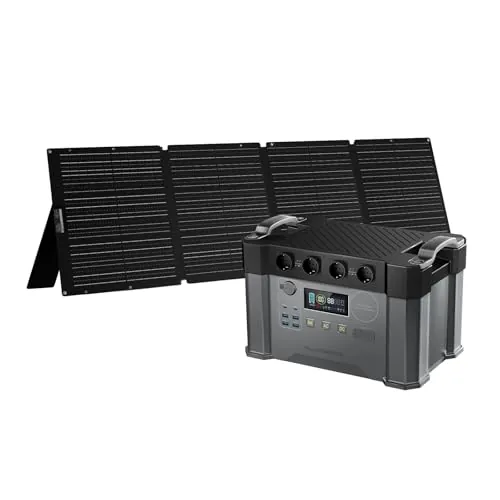 ALLPOWERS 2400W Estación de energía portátil S2000 Pro Paneles solares 200W