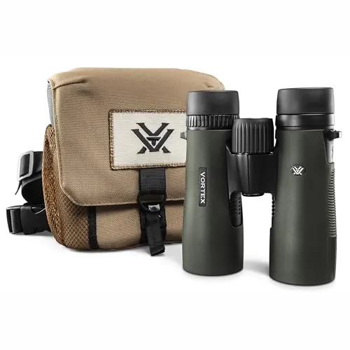 Prismáticos Vortex Diamondback HD 8x42 de Alta resolución - Óptica cristalina - Campo de visión de 130m a 1000m - para observadores de Aves y Cazadores Profesionales