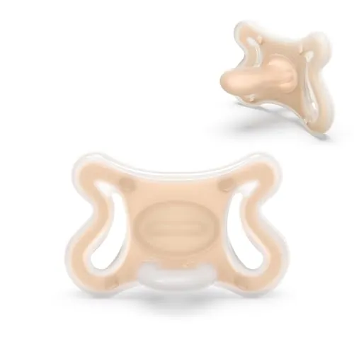 Suavinex, Chupete Zero Zero, Bebés 6/18 Meses, Silicona SkinFriendly, Fair