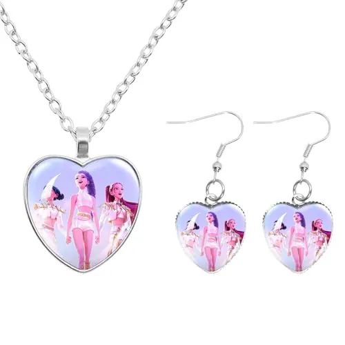 Xtaguvdm Set de joyas, para mujeres, hombres y adolescentes (8)