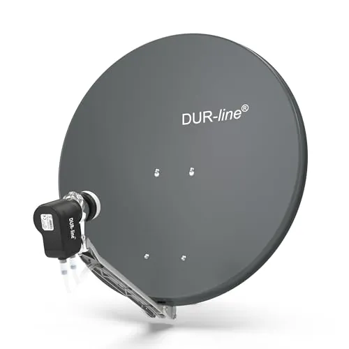 DUR-line Select 75/80 Juego de antena de satélite [LNB, Multiconmutador]