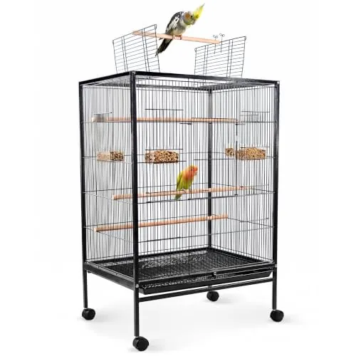 Mobiclinic®, Jaula de Pájaros, XL, con Ruedas, 95x43x61.5 cm, Frenos