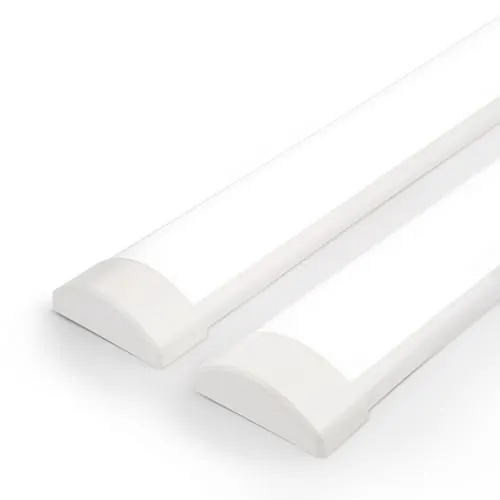 BrightFly Fluorescente LED 120 cm, 3550LM 6500K, Pantalla LED Para Garaje, Almacén, Parking, Oficina, Taller, Iluminación De Cocina.Paquete De Dos