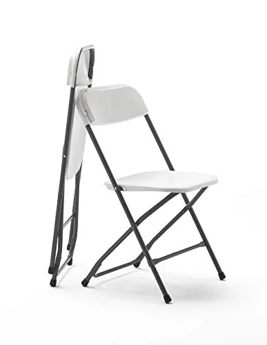 KG KITGARDEN - Pack de 2 Sillas Plegables Multifuncionales, 80x45x45cm, Blanco