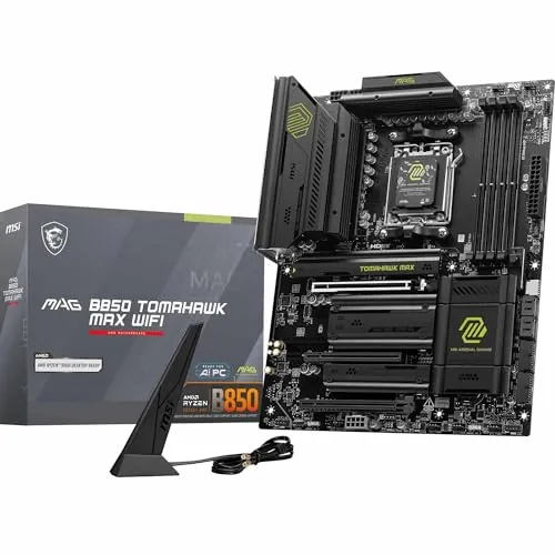 MSI mag B850 Tomahwak MAX, WiFi 7 Bluetooth 5.4, DDR5, ATX, Placa Base AM5