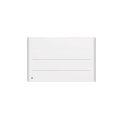 BESTHERM - Radiador eléctrico fijo de inercia seco cerámico 1500 W Bestherm TANIN horizontal blanco