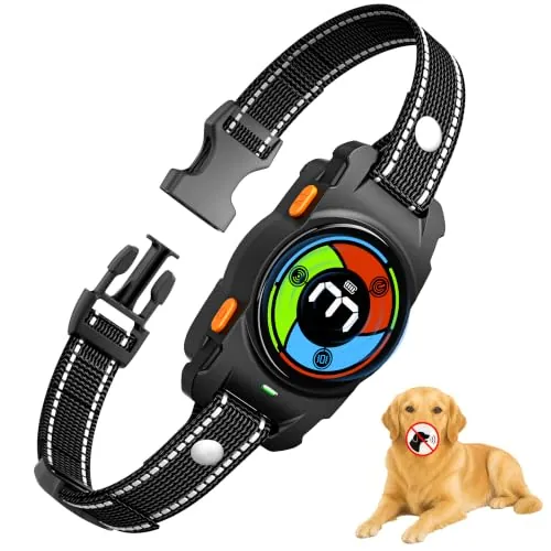 Collar Antiladridos para Perros,Ultrasonido Antiaullidos para Perros 3 Modo