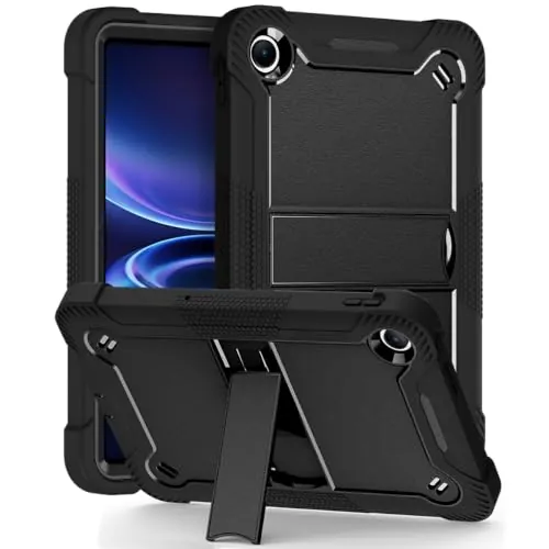 Vakarey Funda para Xiaomi Redmi Pad 2 9.7 Pulgadas Niños,Negro