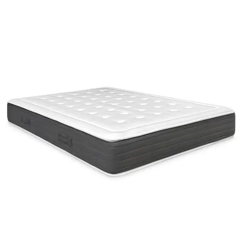 Somnia Descanso - Colchón Viscoelástico Creta | Firmeza y Confort | Altura 24cm | Antiácaros e Hipoalergénico | 150x180