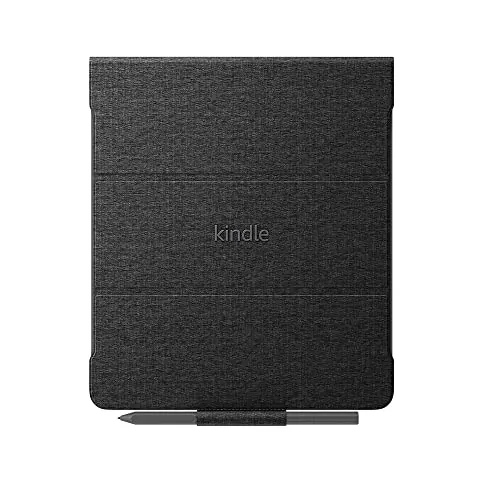 Funda de tela para Amazon Kindle Scribe, con tapa plegable y acople magnético (solo compatible con Kindle Scribe) | Diseño fino y ligero | Negro