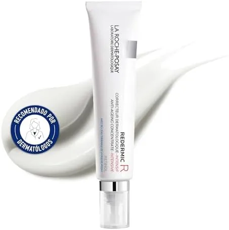 La Roche Posay Crema Anti-arrugas Intensiva, Tratamiento Corrector, Regenerador y Unificador, Fórmula con Retinol, Neurosensina y Adenosina, Redermic Retinol, 30 ml