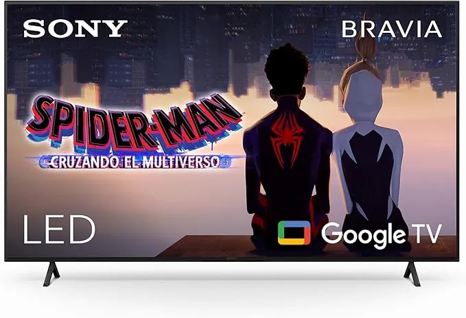 Sony BRAVIA KD50X75WL, 50 Pulgadas, TV LED con 4K HDR, Google TV, Procesador X1, Funciones Eco, Asistentes de Voz, Menú Gaming, Marco Fino, 50 Inch
