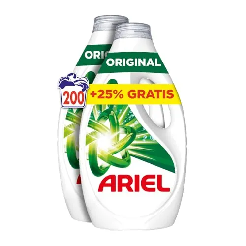 Ariel Detergente Líquido Original 1 Lavados (4 x 2250 ml)