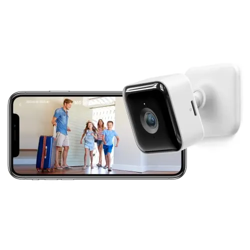GNCC 2K 3MP Cámara Vigilancia WiFi Interior, Camara Vigilancia Bebe con Detección de Movimiento, Detección de IA, Audio Bidireccional, Visión Nocturna, Alerta de APP, Compatible con Alexa y Google, C2
