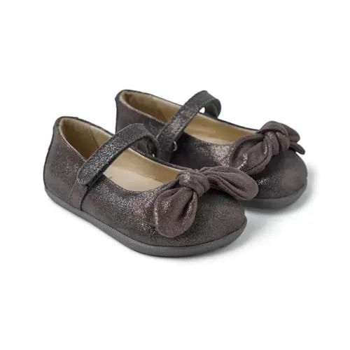 GIOSEPPO Barefoot,Modelo Inkster Bailarinas de Piel para bebé .Cierre Ajustable .Respetando el Crecimiento Natural del pie .Piso Flexible y torsionable .Drop Cero .Plantilla extraíble