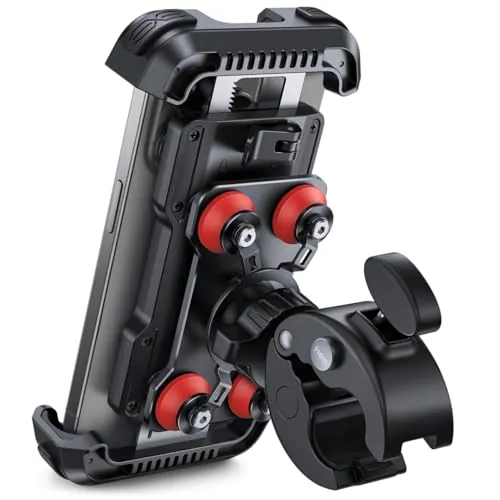 Lamicall Soporte Móvil Moto Antivibración, Soporte Teléfono Bicicleta