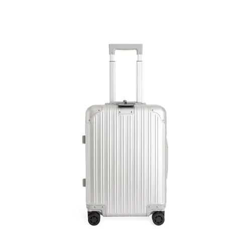 CREATE / Luggage Aluminium/Maleta rígida Aluminio / 45x25,7x66,5cm / Doble Cierre TSA, Ruedas multidireccionales, Organizador Interior, Impermeable, Mango telescópico