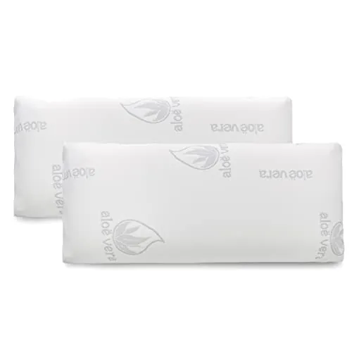 MERCURY TEXTIL- Almohada con núcleo 100% Viscoelástico (2 Unidades 70 cm)