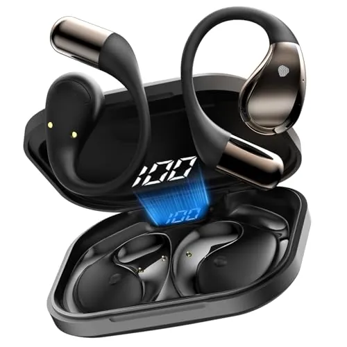 Auriculares Open-Ear, Bluetooth V6.0 Auriculares inalambricos Deportivos