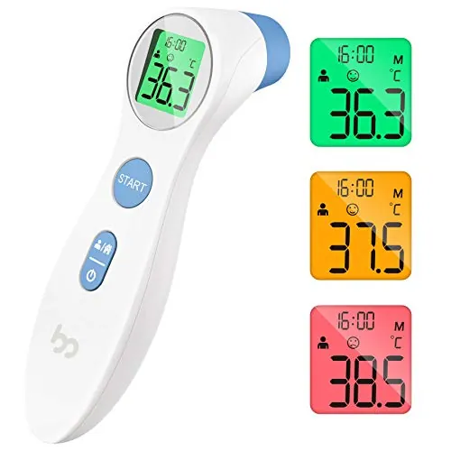 Termómetro digital para bebés y adultos de frente preciso con alerta fiebre