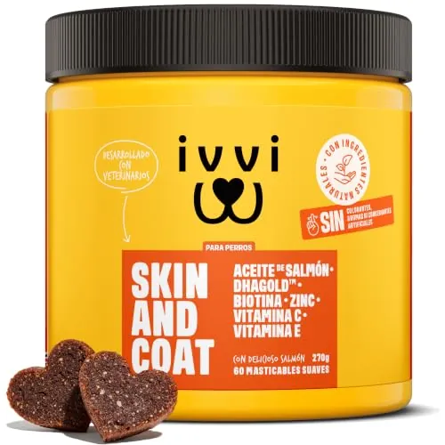 ivvi Skin & Coat Complemento Alimenticio Perros Anti-Picor