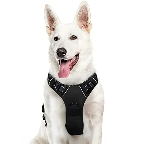 Eagloo Arnes Perro Grande, Arnes Antitirones Perro, Negro XL