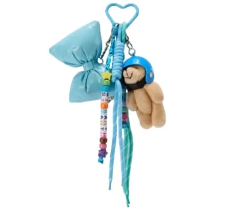 Saint Barth Funny Charm - Peluche de arco, color azul