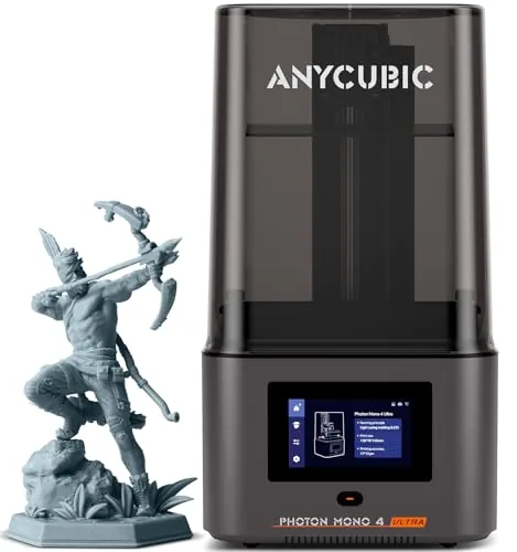ANYCUBIC Photon Mono 4 Ultra Impresora 3D 10K, 6.04"x3.42"x6.49"