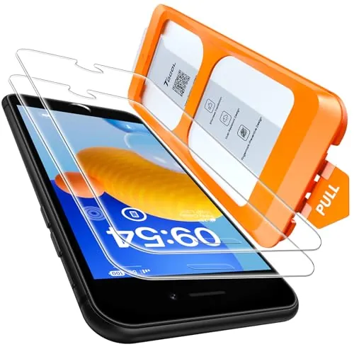TOCOL Protector Pantalla para iPhone SE 3/2, iPhone 8/7/6s/6, Sin Burbujas