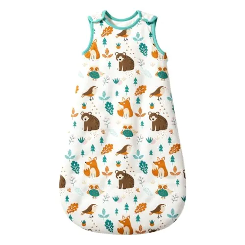 Mosebears Saco de Dormir para bebé de Invierno, 2,5 TOG, 100% algodón, Diferentes tamaños, Desde el Nacimiento hasta la Edad de 18 Meses, para Todo el año