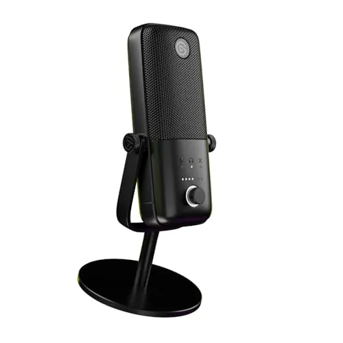 Elgato Wave:3, micrófono condensador USB prémium | Streaming, podcasts, juegos, oficina en casa, software mezclador gratis, plugins, antidistorsión, Mac, PC