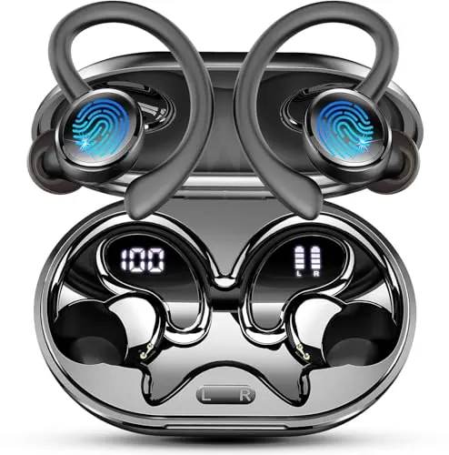 2026 Auriculares Inalámbricos Deportivos 5.4, Cascos Bluetooth HiFi Estéreo