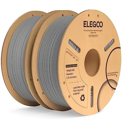 ELEGOO Filamento PLA+ 1.75 2KG Gris