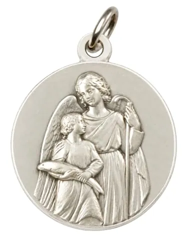 I G J MEDALLA DE SAN RAFFAEL EL ARCÁNGEL - LAS MEDALLAS DE LOS SANTOS PATRONES - 100% MADE IN ITALY