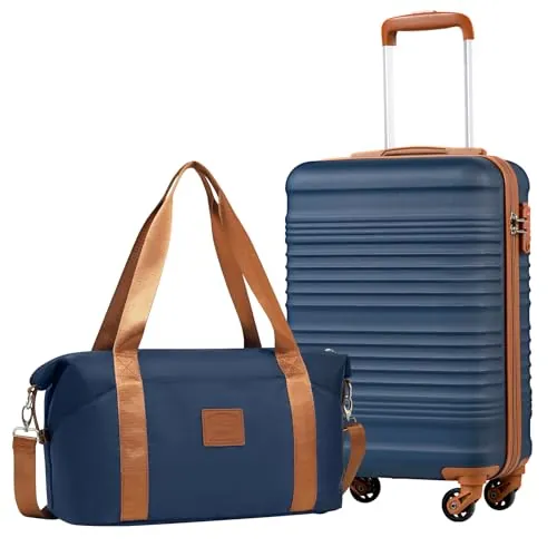 COOLIFE Ryanair Maleta Cabina 55x35x20cm + 40x25x20 Equipaje Mano EasyJet