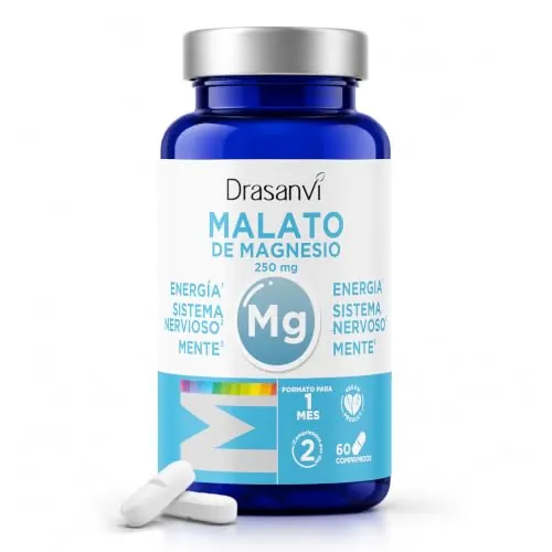 Magnesio Malato 250mg Drasanvi Alta Absorcion | 60 comprimidos