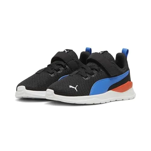 PUMA Zapatillas Bebés Anzarun Lite 27, Black Hyperlink Blue White Redmazing