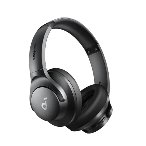 Soundcore Q20i de Anker Cascos Bluetooth con ANC Híbrida, Hi-Res, 40H | Personalización vía App, Modo Transparencia y Graves Profundos