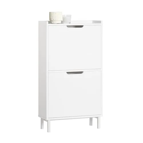 SoBuy Zapatero Estrecho con 2 Solapas 50x19x90cm para recibidor