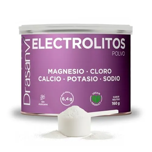 Electrolitos en Polvo Sabor Neutro Drasanvi 160g Funcion Muscular Diario