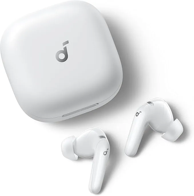 soundcore P31i Auriculares Inalámbricos Bluetooth de Anker, Cancelación de Ruido en Tiempo Real, Auriculares Traductores, Sonido de Alta Resolución LDAC, 50h de Uso, Carga Rápida, Audio Espacial, IP55
