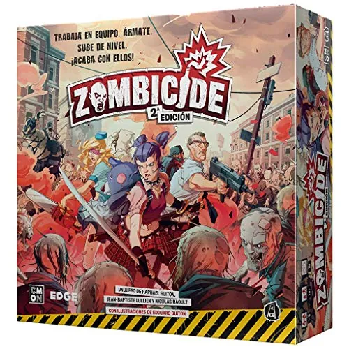 Asmodee Zombicide Segunda Edición | Juego de Mesa Cooperativo en el Apocalipsis Zombi, A Partir de 14 Años, De 1 a 6 Jugadores, 60 Minutos por Partida, Español