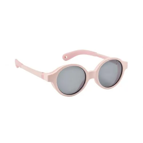 Béaba, Gafas de Sol para Bebé 9-24 Meses, Protección 100% UV - CAT 3, Protección Lateral, Confort Óptimo, Patillas Ajustables 360°, Adaptables a la Vista, Colección Joy Rosa