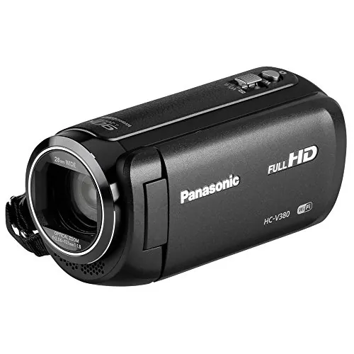 Panasonic HC-V380EG-K Full HD Soporte de - Videocámara (2.51 MP, Mos BSI, 25.4/5.8 mm (1/5.8"), 1.67 MP, 2.2 MP, 50x) (versión importada)