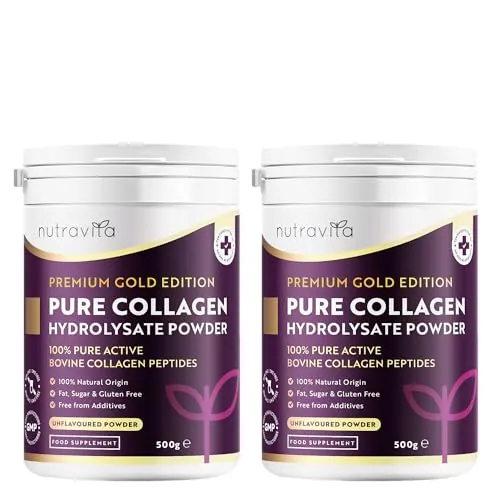 Nutravita Colageno en Polvo 1000g (Paquete de 2)