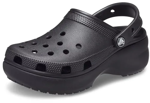 Crocs Women's Classic Platform Clog 36-37 EU Black