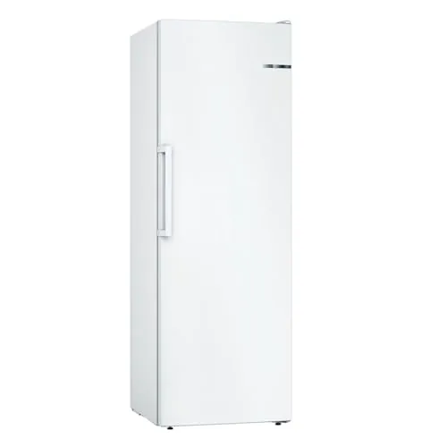 Bosch - Congelador de libre instalación, Serie 4, NoFrost, Cajón Big Box, Inverter, Blanco, GSN33VWEP, Independiente