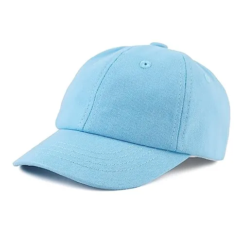 XIAOHAWANG Gorra de Béisbol Clásica para Niños Niña Niño Sol Sombrero Primavera Verano Otoño Bebé Beanie(Azul,54cm)