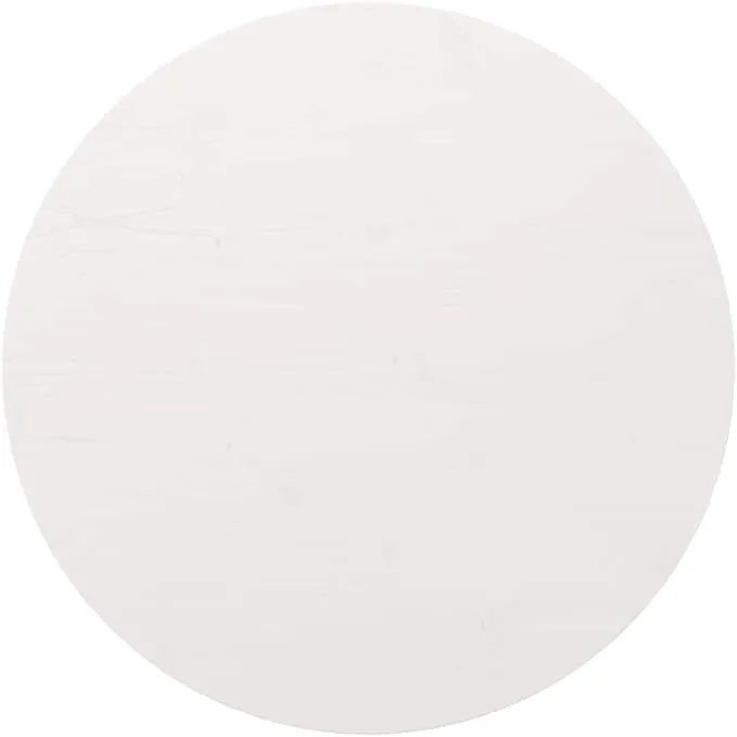 vidaXL Superficie de Mesa Repuesto de Comedor Cocina Jardín Patio Encimera Restaurante Cafeterías Hoteles Madera Maciza de Pino Blanco Ø90x2,5 cm